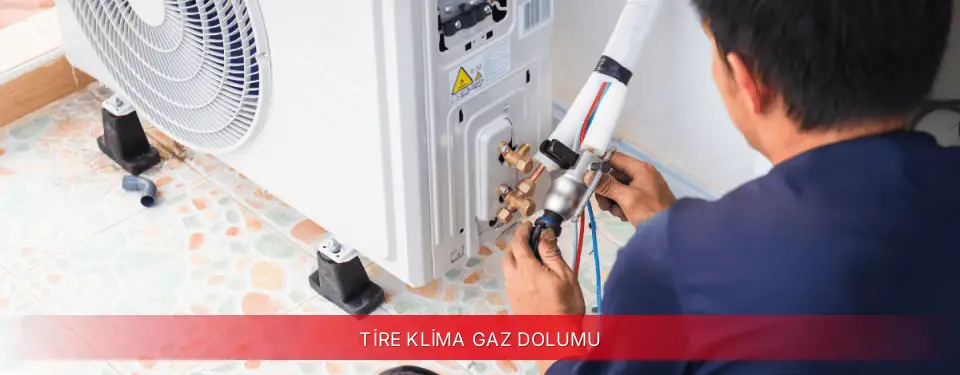 Tire İlçemi Viessmann Klima Gaz Dolumu